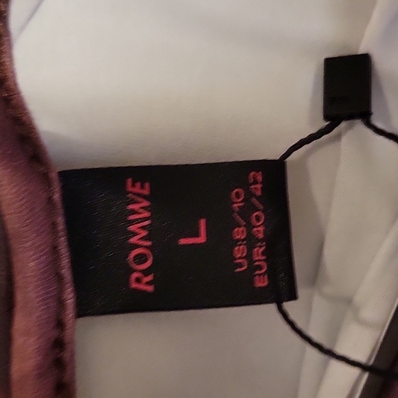 NWT ROMWE Women's Burnt Red, Purple Florals Maxi Dress Holiday,festival Size L - Picture 6 of 6